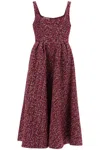 Alessandra Rich Sequin-embellished Tweed Mini Dress In Purple