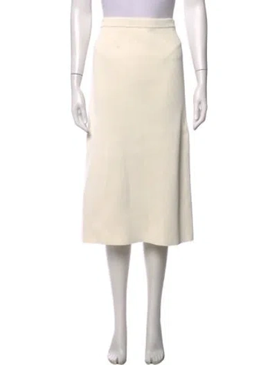 Pre-owned Alessandra Rich Midi Length Skirt In Neutrals