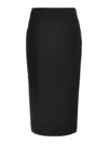 Alessandra Rich Midi Tweed Boucl Skirt