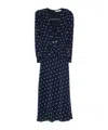 Alessandra Rich Polka Dot-print Midi Dress