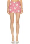 Alessandra Rich Mini Skirt In Pink