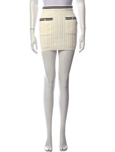 Pre-owned Alessandra Rich Mini Skirt W/ Tags In Multicolor