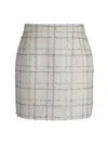 Alessandra Rich Mini Skirt In White