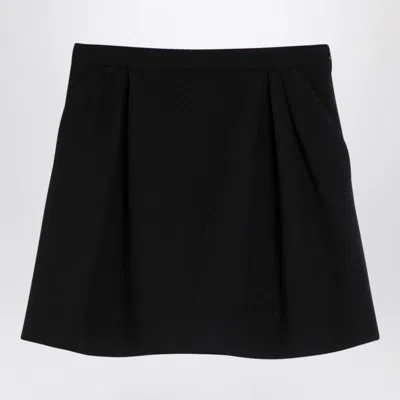 Alessandra Rich Mini Wrap Skirt In Pied De Poule