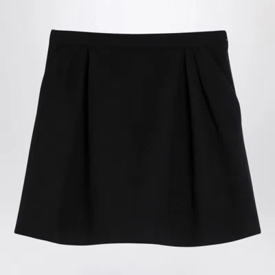 ALESSANDRA RICH ALESSANDRA RICH MINI WRAP SKIRT IN PIED DE POULE
