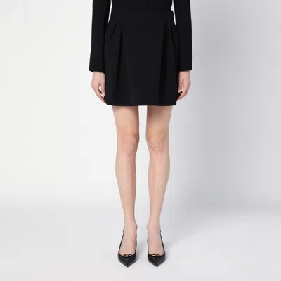 ALESSANDRA RICH ALESSANDRA RICH MINI WRAP SKIRT IN PIED DE POULE