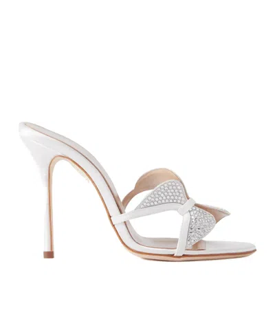 Alessandra Rich Open-toe High-heeled Sandals In Multi