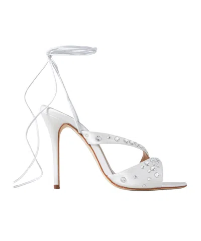 Alessandra Rich Open-toe High-heeled Sandals In Multi