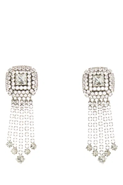 ALESSANDRA RICH ALESSANDRA RICH EMBELLISHED METAL EARRINGS
