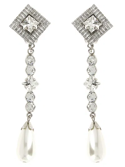 Alessandra Rich Pendant Earrings In Metallic