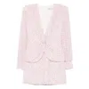 Alessandra Rich Floral-print Minidress - Women's - Polyester/silk In Pink