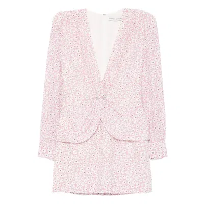 ALESSANDRA RICH ALESSANDRA RICH PINK DRESSES - DAY DRESSES WOMEN