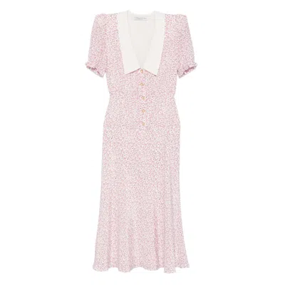 ALESSANDRA RICH ALESSANDRA RICH PINK DRESSES - DAY DRESSES WOMEN