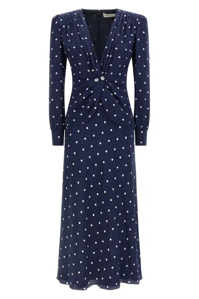 ALESSANDRA RICH POLKA DOT DRESS