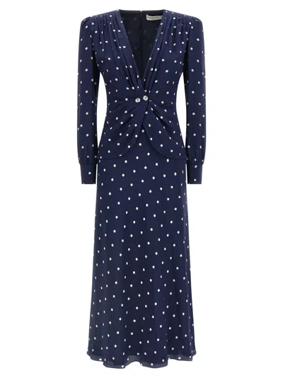 ALESSANDRA RICH POLKA DOT DRESS