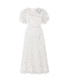 Alessandra Rich Polka-dot Dress In White