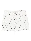 Alessandra Rich Polka Dot-print Miniskirt In White