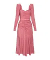 Alessandra Rich Polka-dot Midi Dress