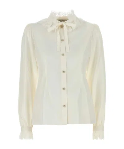 Alessandra Rich Poplin Blouse