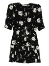 Alessandra Rich Rose-print Minidress