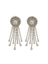 ALESSANDRA RICH ROUND CLIP-ON EARRINGS