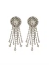 ALESSANDRA RICH ROUND CLIP-ON EARRINGS