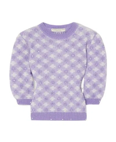ALESSANDRA RICH ROUND NECK SWEATER
