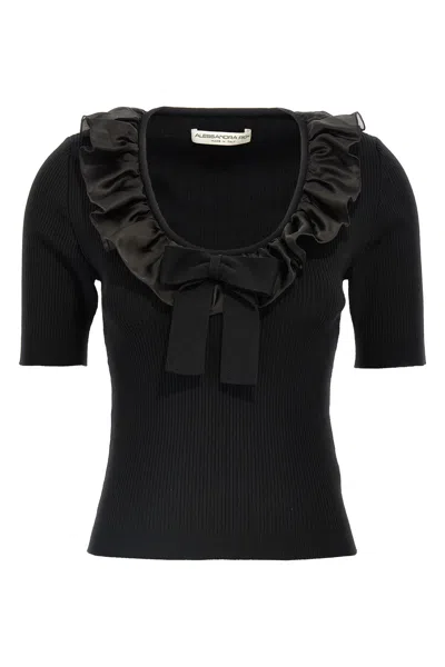 ALESSANDRA RICH ALESSANDRA RICH RUFFLE T-SHIRT