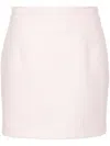 Alessandra Rich Sequin Checked Tweed Mini Skirt