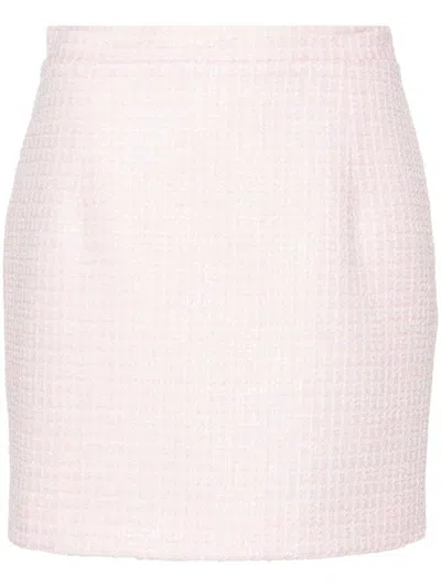 ALESSANDRA RICH ALESSANDRA RICH SEQUIN CHECKED TWEED MINI SKIRT