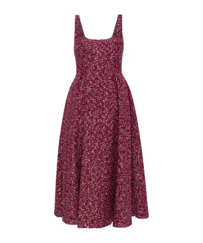 ALESSANDRA RICH SEQUIN-EMBELLISHED TWEED MINI DRESS