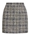 Alessandra Rich Embroidered Tweed Mini Skirt