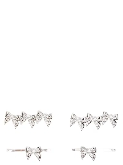 ALESSANDRA RICH SET OF FOUR BOW PINS
