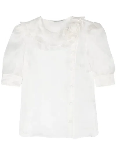 Alessandra Rich Shirt In White
