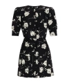 Alessandra Rich Short Sleeve Dress In Multi