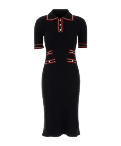 ALESSANDRA RICH ALESSANDRA RICH SHORT-SLEEVED KNITTED DRESS