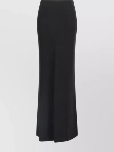 ALESSANDRA RICH SILK HIGH WAIST MAXI LENGTH SKIRT