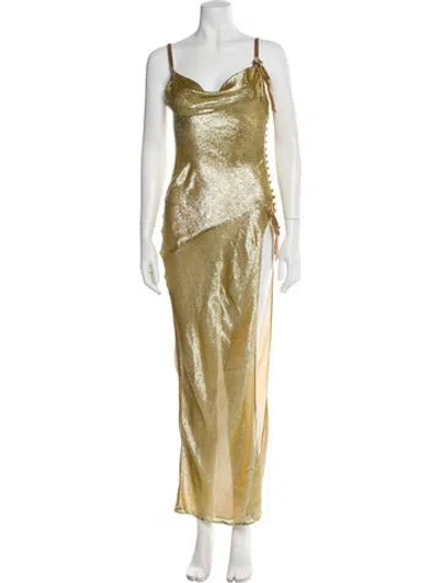 Pre-owned Alessandra Rich Silk Long Dress