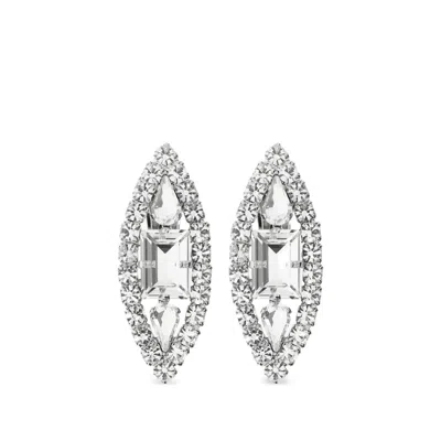 Alessandra Rich Silver Earrings Women In Metallic