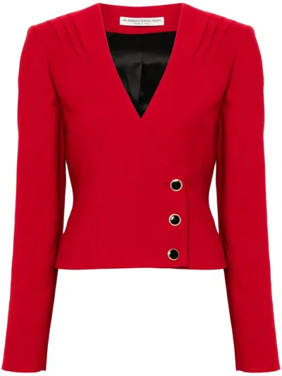 ALESSANDRA RICH SINGLE-BREASTED BLAZER