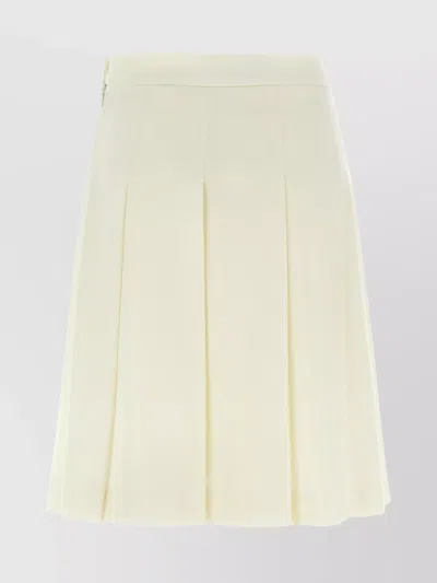 ALESSANDRA RICH SKIRT WITH FLATTERING PLEATED DESIGN