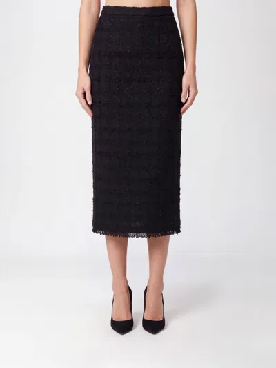 Alessandra Rich Skirt Woman In Black