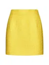 Alessandra Rich Skirt In Yellow