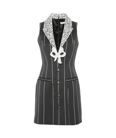 ALESSANDRA RICH SLEEVELESS DRESS