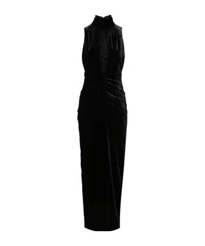 Alessandra Rich Sleeveless Dress In Black