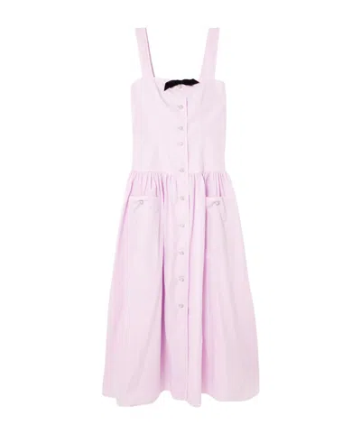 Alessandra Rich Sleeveless Dress In Pink