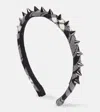 Alessandra Rich Spike Embellished Headband In Black