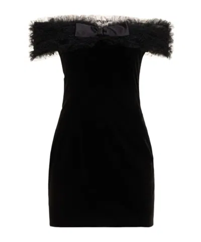 Alessandra Rich Strapless Mini Dress