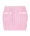 Alessandra Rich Striped Skirt In Pink