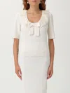Alessandra Rich T-shirt  Woman Color White